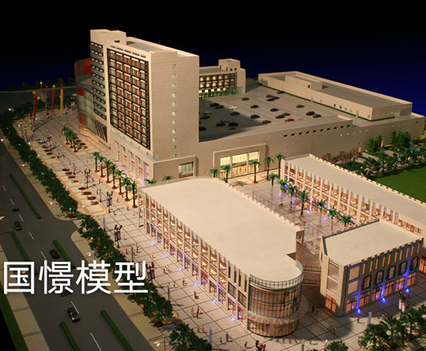 措美县建筑模型